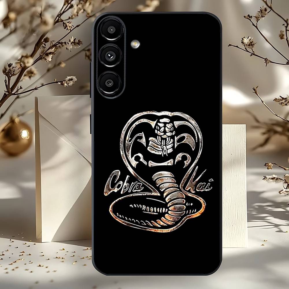 Cobra Kai Snake Logo art Phone Case Silicone Soft For Samsung Galaxy A73,31,32,72,41,53,52,71,22,5G,Note,J7,8,9 SamsungA32 4G