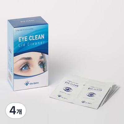 BioOptics iClean Deckelreiniger Augenlidreiniger 30 Stück, 60 ml, 4 Einheiten