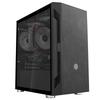 Silver Stone FARA Serie Tempered Glass Mid-Tower Micro-ATX Gehäuse SST-FAH1MB-G