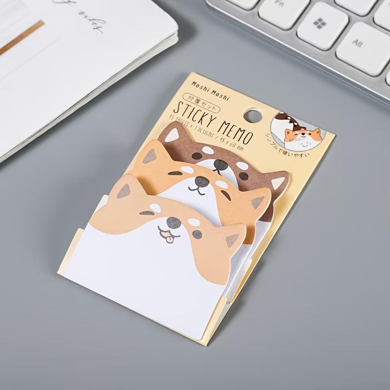 45 Sheets of Creative Animal-Themed Sticky Notes