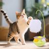 Interactive Cat Feather Toy, 2025 New Automatic Interactive Cat Toy, Suitable For Indoor Cat Exercise Feather Toy, All Varieties