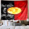Sunrise Australian Indigenous Art Printed Tapestry, Wall Hanging,Livingroom, dormitory, Large Wall Decor, Fabric Decor Fan Birthday Gifts