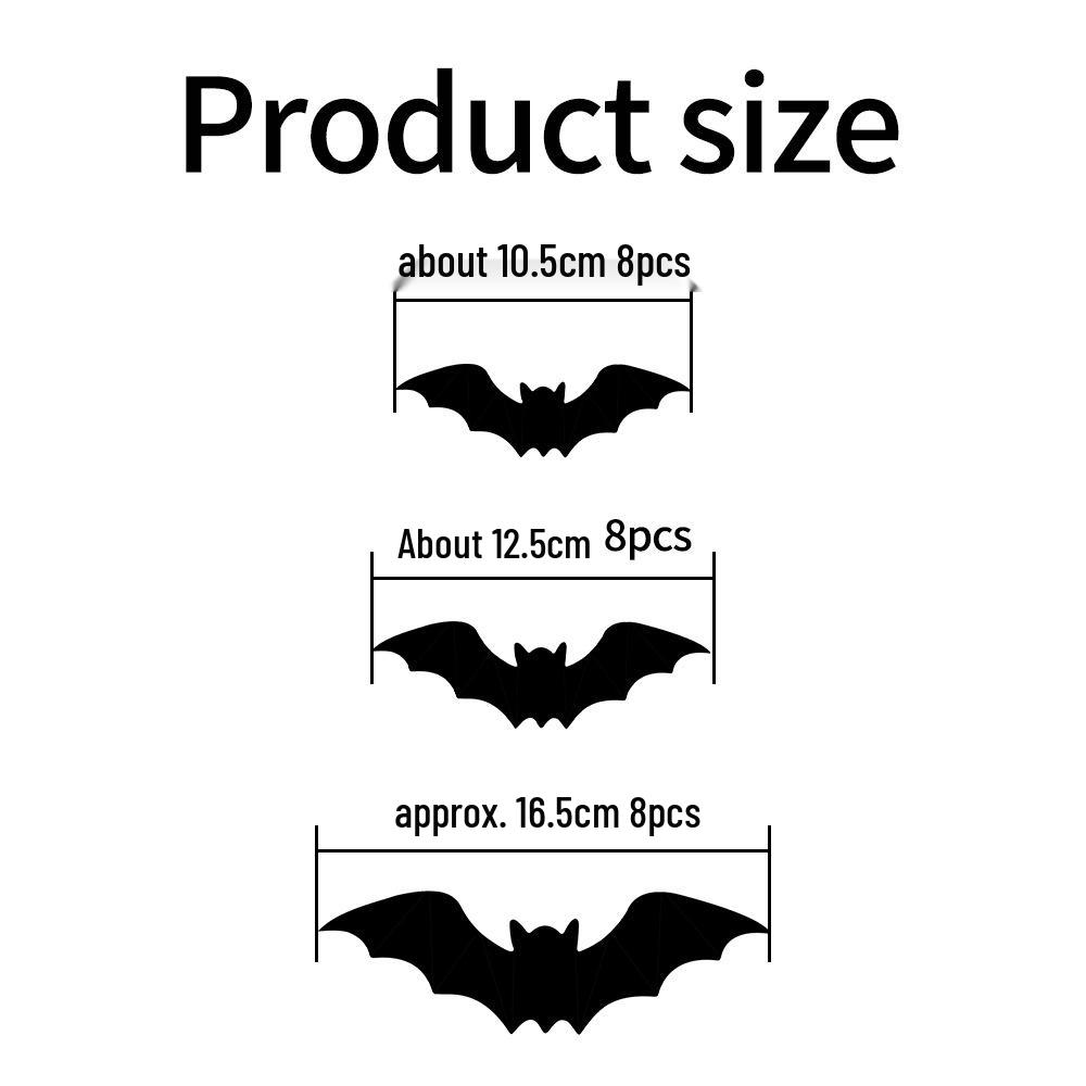 3D LED Spider & Bat Halloween Window Decoration Lights (Purple & Green)