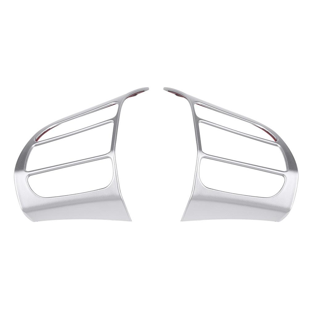 Car Interior Steering Wheel Cover Frame Trim for   Encino Kauai   2017-2020 SUV Silver