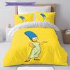 Marge Simpson Pattern Bedding Home Decoration Birthday Gift ( 1 Duvet Cover + 2 Pillowcase, Without Core),fan Merchandise.