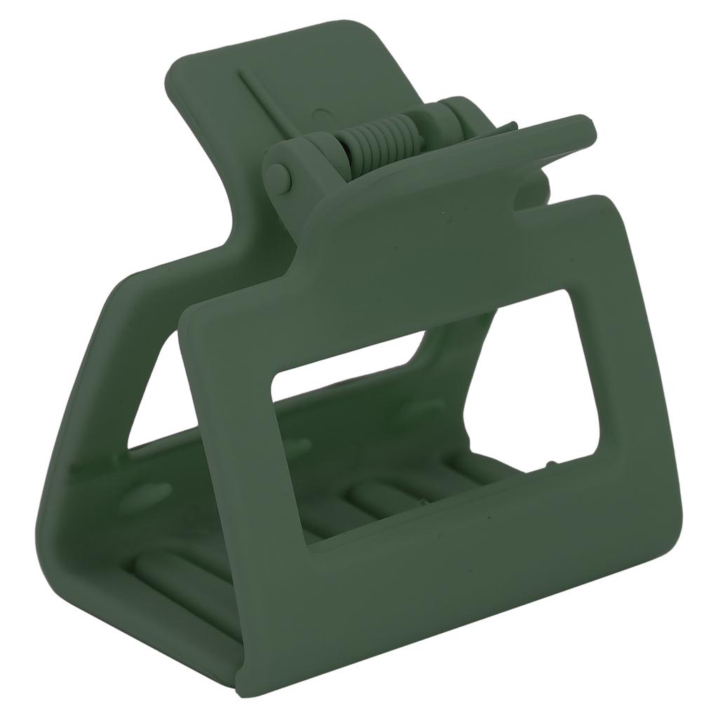 Rectangle Thick Hair Clamp Square Plastic Hair Claw Clips Hair Styling Jaw Clips for Girls WomenArmy Green