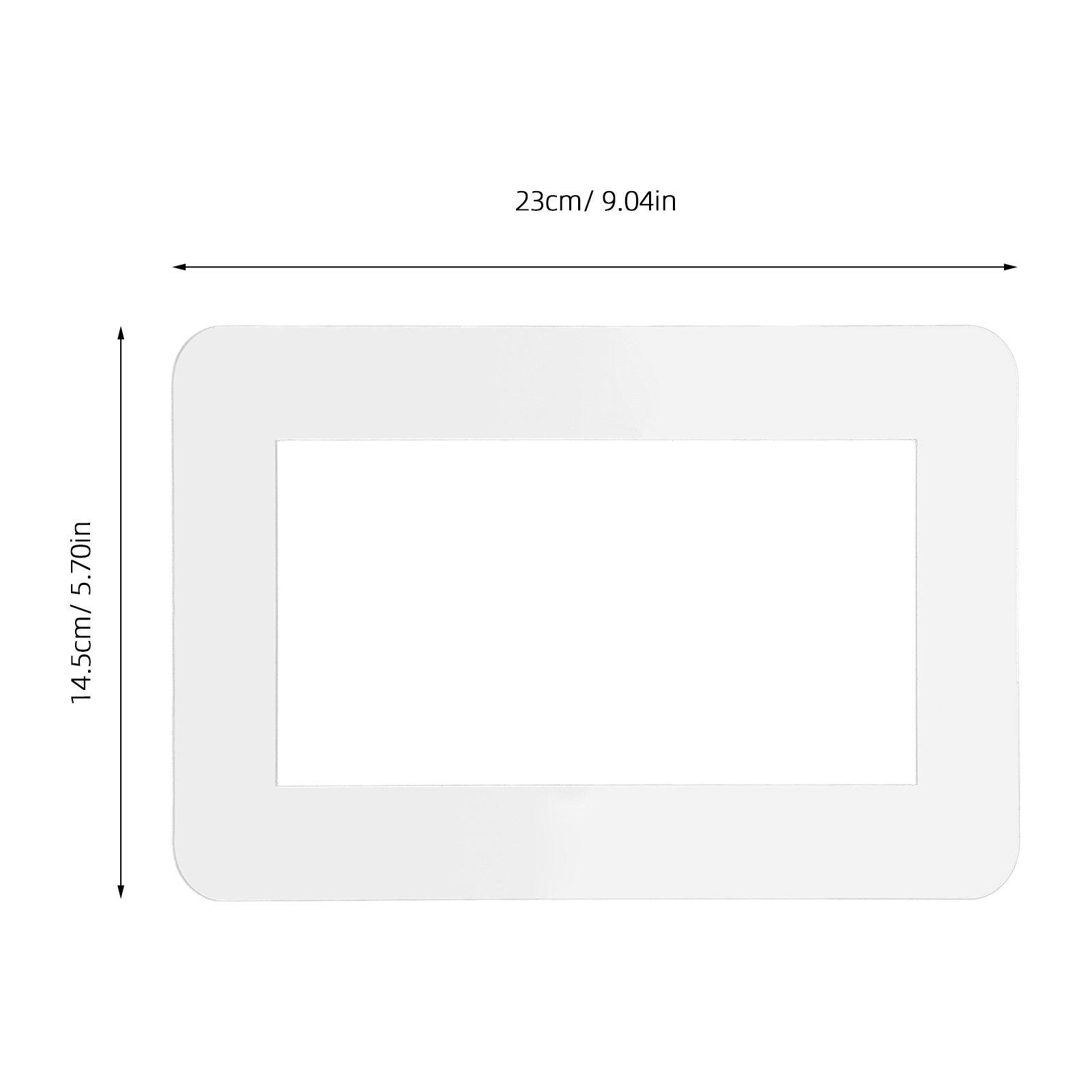 

Light Switch Decoration Sticker Acrylic Switch Guard Wall Socket Cover Sticker for Safety Edge Thickened Modern Living Room прозорий