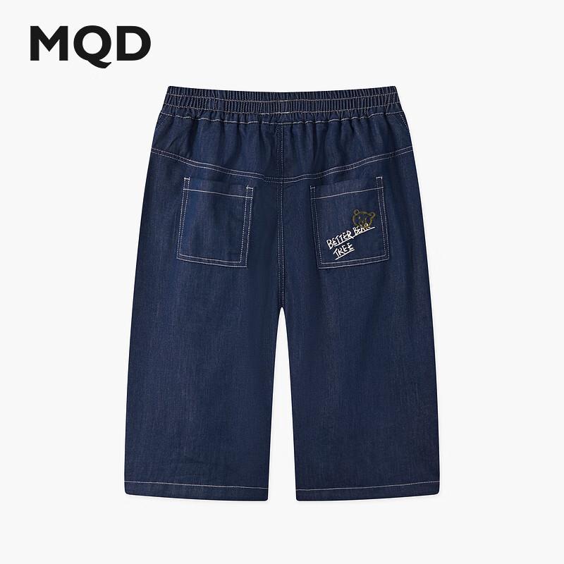 MQD Boys  Summer Color-Block Denim Shorts 120cm