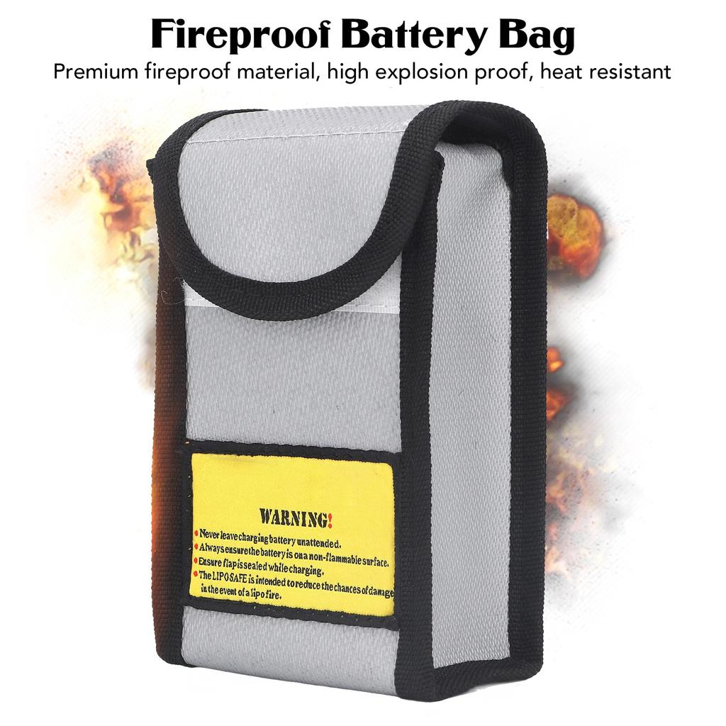 Lithium Battery Explosion Proof Bag High Temperature Resistant Eco Friendly Battery Storage Bag