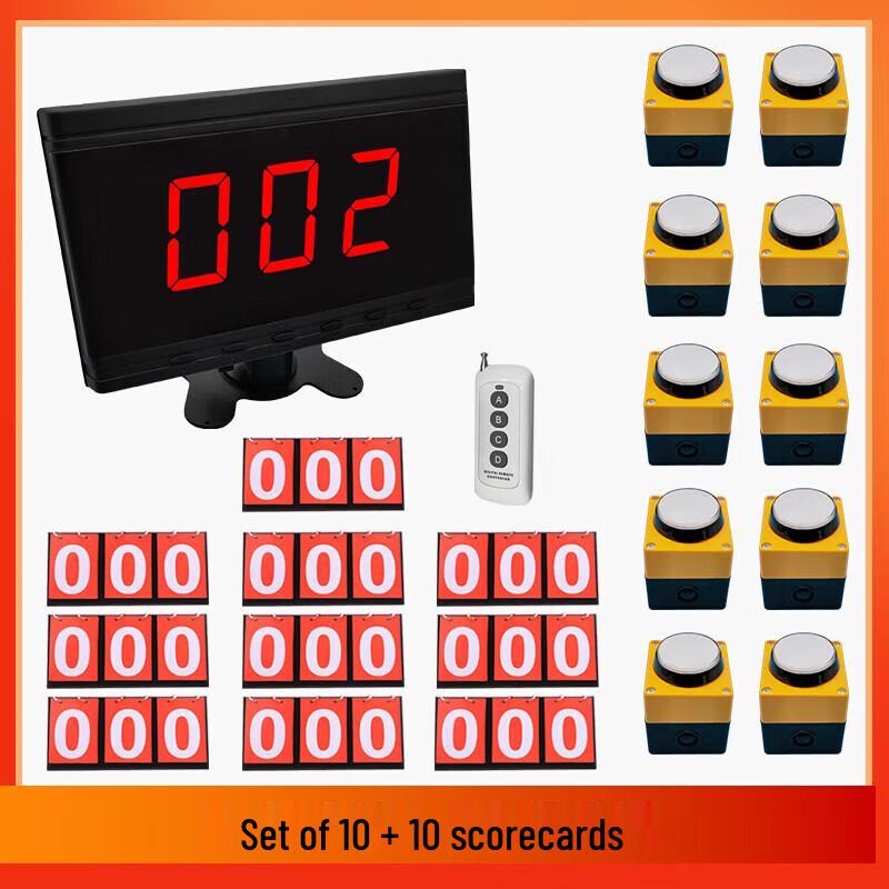 Wireless Competition Buzzer & Scoreboard System