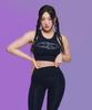 BORN TO WIN W Stroke B Bra Top [Black]