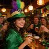 StPatricks Day Top Hat Glittering Feather Jazz Cap for Women Men Carnivals Party Festival Event Gathering Headpiece