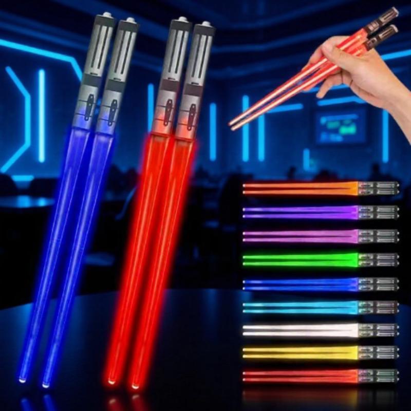 1/2 stk LED Lysende Spisepinner Lysende Pinner Mangebruks Spisepinner for Karneval Klubb Fest Bryllup Bursdag Raves Konsert