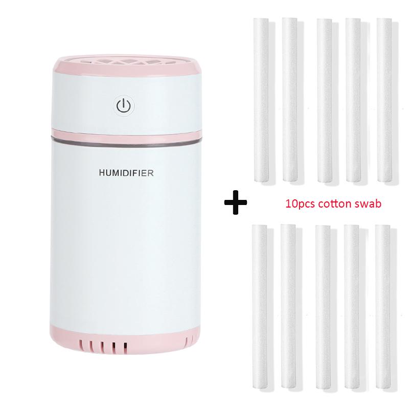 Creative Pull-out Design Air Humidifier With Led Lights Ultrasonic Cool Mist Maker Air Purifier For Car Mini Usb Aroma Diffuser