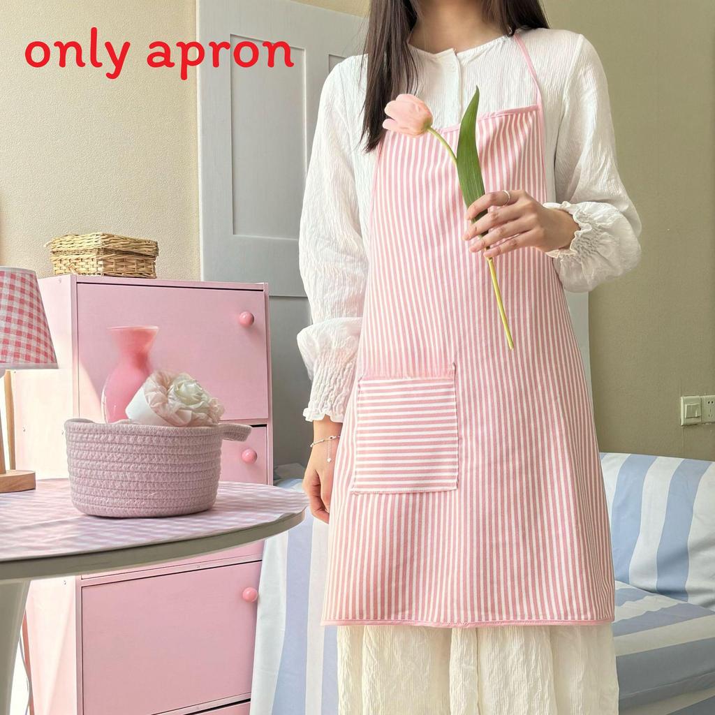 Cotton Towel Apron With Striped Pattern For Caf Cooking And Art Studio Use