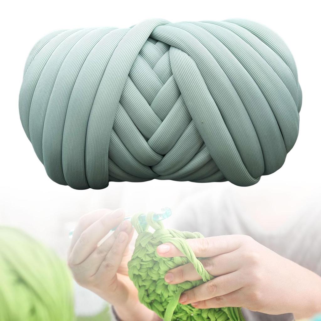 Cotton Polyester Chunky Yarn Bulky Chunky Yarn for Crochet Rug Making DIY