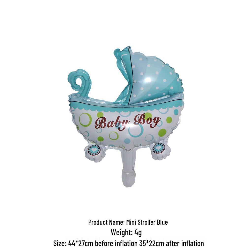 Cross-Border Cartoon Mini Foil Balloon for Baby Birthday or Full Moon Party Decor & Photo Props