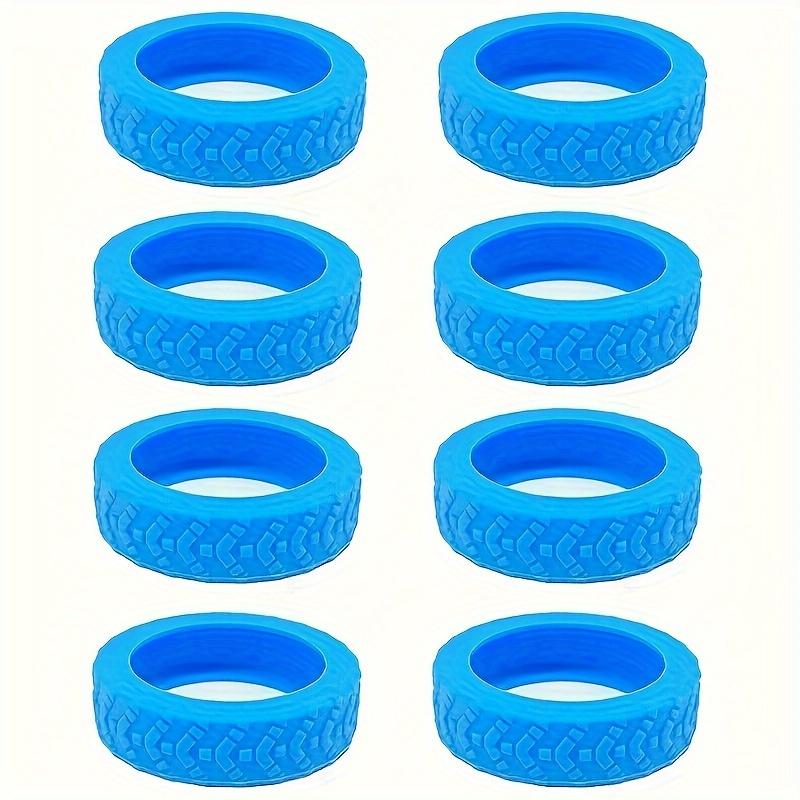 [ Shock-Absorbing Suitcase Protectors] 8pcs Luggage Wheel Covers - Quiet, Shock-Absorbing Suitcase Protectors In Assorted Colors