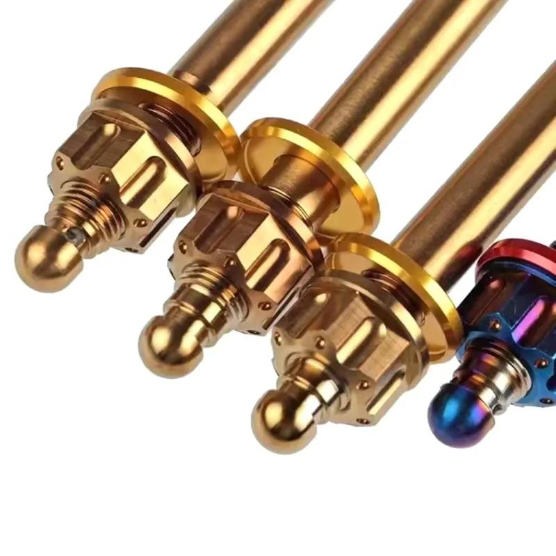 Universal M10/12x220-360mm Motorcycle Electric Car Front Wheel Axle Shock Axis For Honda Yamaha Cygnus-X BWS RSZ Niu Dirt Bike