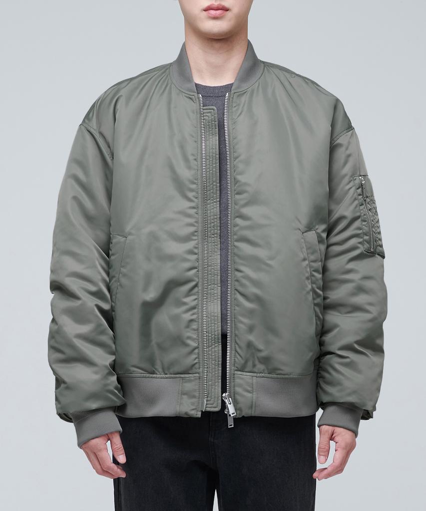 Musinsa Standard Oversized Ma-1 Bomber Jacket [Dusty Khaki]