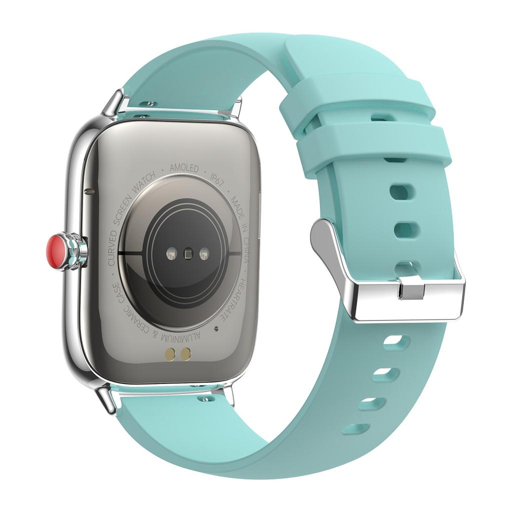 Rainbuvvy SEMI Smartarmbånd 1,75 tommer AMOLED Kapasitiv berøringsskjerm 390x450 Bluetooth 5.3 RTOS Klokke JL7012 Dual Core 180mAh Supertynn Smartklokke