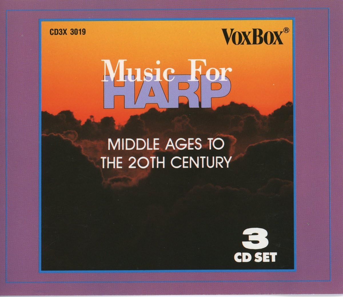 

CD VARIOUS - MUSIC FOR HARP CD3X3019 US Classical Used