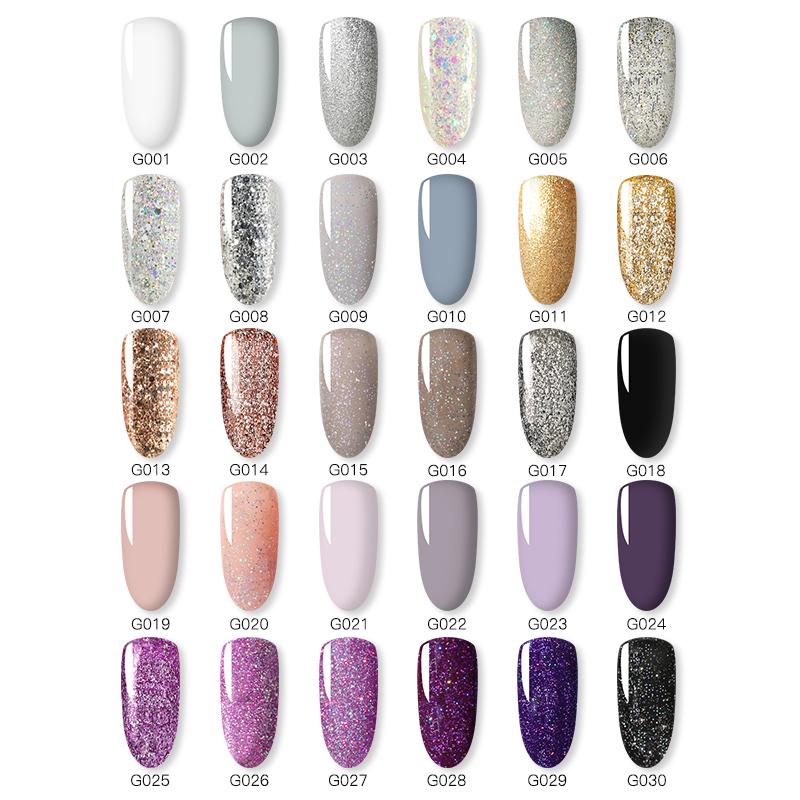 Gelfavor 8ml lakier żelowy jasny do lampy LED do zdobienia paznokci