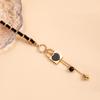 Black Flannel Wrapped Choker Zinc Zinc Alloy Star Tassel Necklace Chic Love Heart Fritillary Necklace  Women