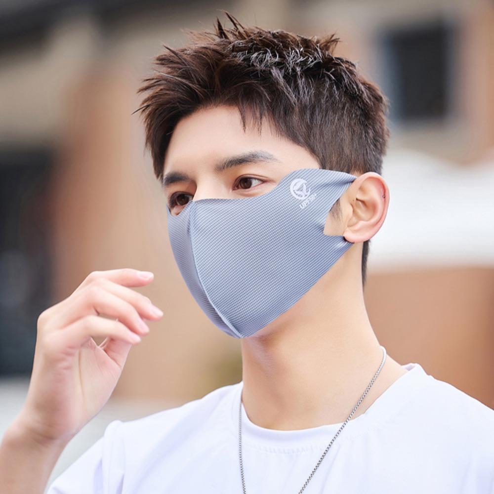 Face Mask Traceless Face Cover Sunscreen Face Scarf Face Gini Mask Thin Ice Silk Mask Riding