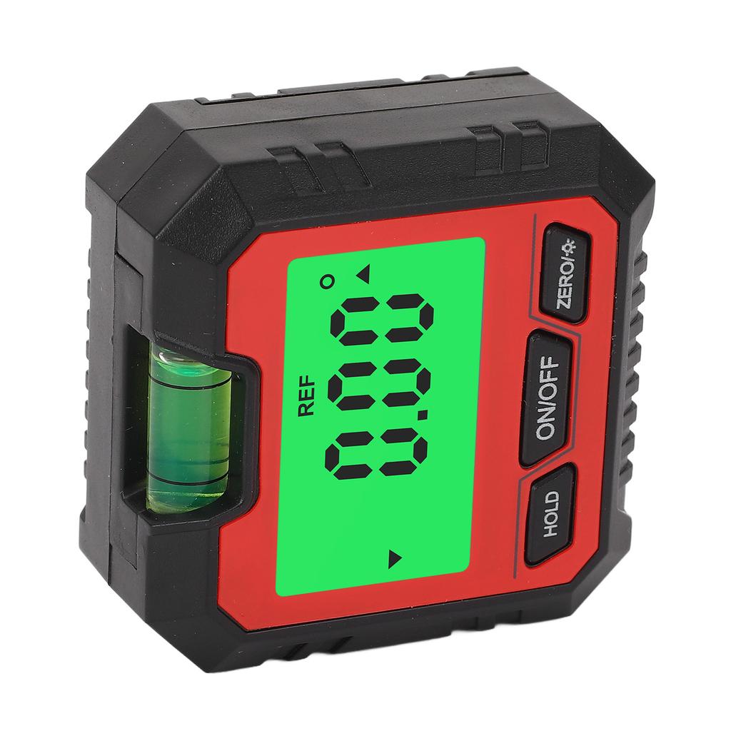 Digital Box Backlit LCD Display Magnetic Base 4 X 90 degrees Angle Gauge Meter Finder Protractor for Automotive Motorcycle