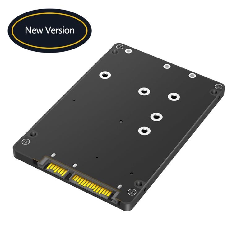 Easy Installs M.2 NGFF and mSATA to SATA3.0 Adapter for Desktop and Laptop Upgrades