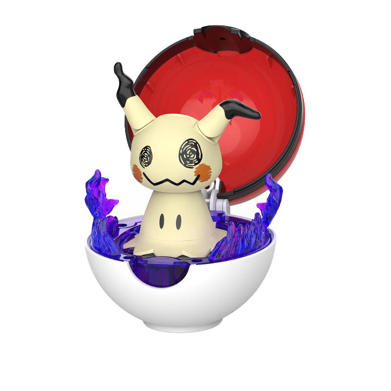 Pokemon Figure Piplup Scorbunny Cubone Mimikyu Jigglypuff Pikachu elf ball Pokeball Ball Collection Toy doll kids Birthday gift