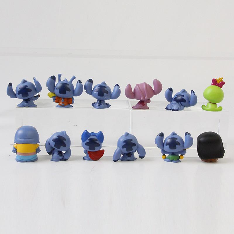 Stitch Pvc Collectible Figurines Set With Cute Largeeyed Dolls For Kids And Collectors