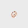 Dandelion Double Line Q Silver Pink Ear Cuff TESSVP13849M