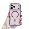 For IP17PROMAX Magnetic Phone Case Three-in-one Transparent Lanyard Anti-fall Phone Case