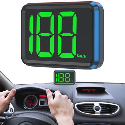 GPS KMH MPH HUD Geschwindigkeitsmesser Head Up Display Digitaler Geschwindigkeitsmesser Messgerät Große Schrift Geschwindigkeit für Auto Golfwagen Bus Boot