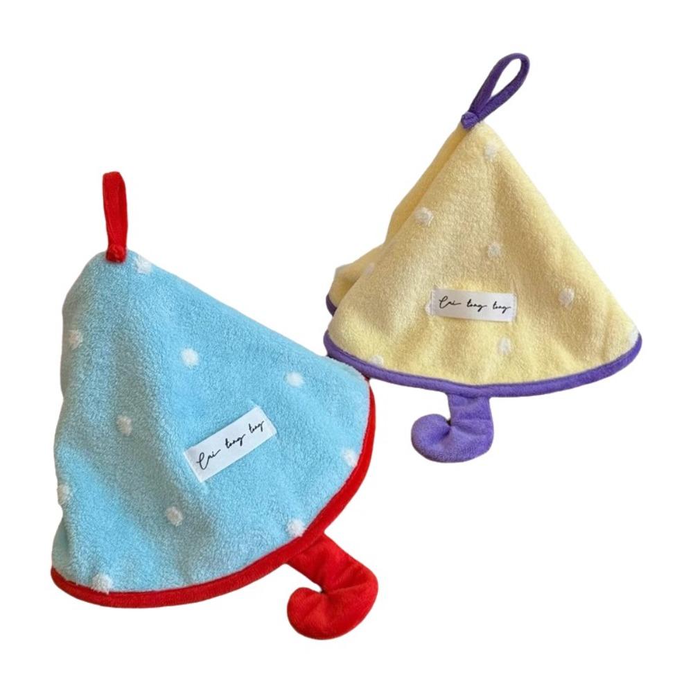 2PCS/SET Quick-drying Mini Umbrella-shaped Towel Super Absorbent Handkerchief Towel Kids Use