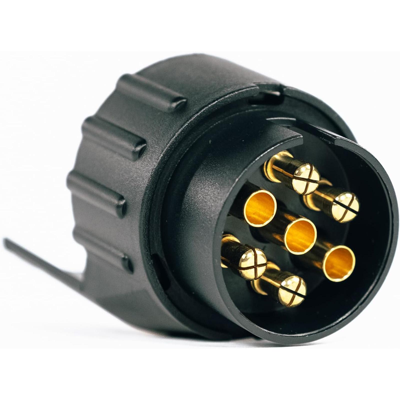 7 Pin To 13 Pin Plug Adapter Trailer Connector 12V Towbar Towing Waterproof Plugs Socket Adapter