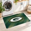 Flannel Kitchen Mat Green Bay Packers Soft Area Rug Non Slip Floor Carpet Home Decoration