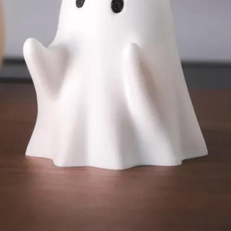 Ghost Pen Holder Cute Funny Pen Holder Halloween Decor Creative Gift Desktop Organizer For Office Home Decoration Ornaments