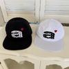 Spring and Summer Quick-drying Polka Dot Love Embroidery a Letter Baseball Hat Men and Women Breathable Flat Brim Soft Top Cap