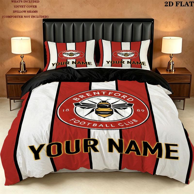 Custom Brentford Bedding Quilt Set Quilt Cover Pillowcase Home Decoration Birthday Gift (1 * duvet cover + 2 * pillowcase, without core)