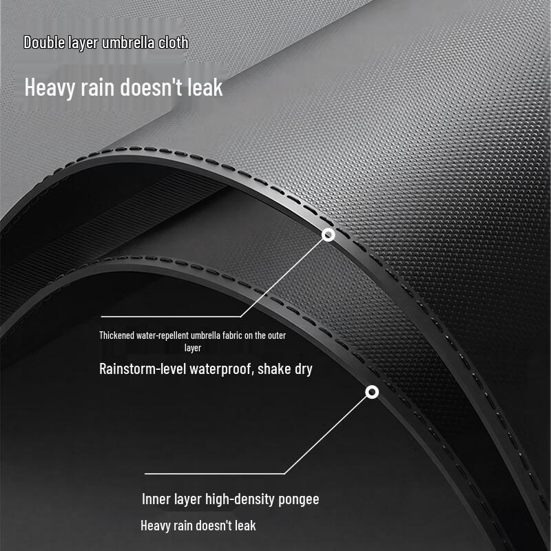 Little Devil Business Windproof Long Handle Umbrella