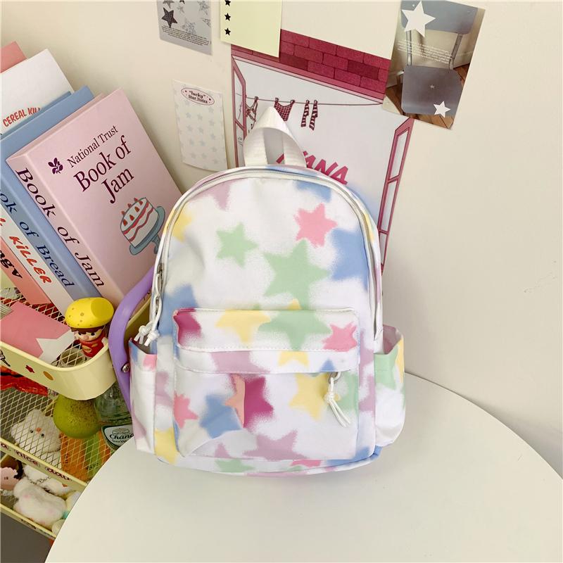 School Bag Women's Backpack Color Rainbow Backpack