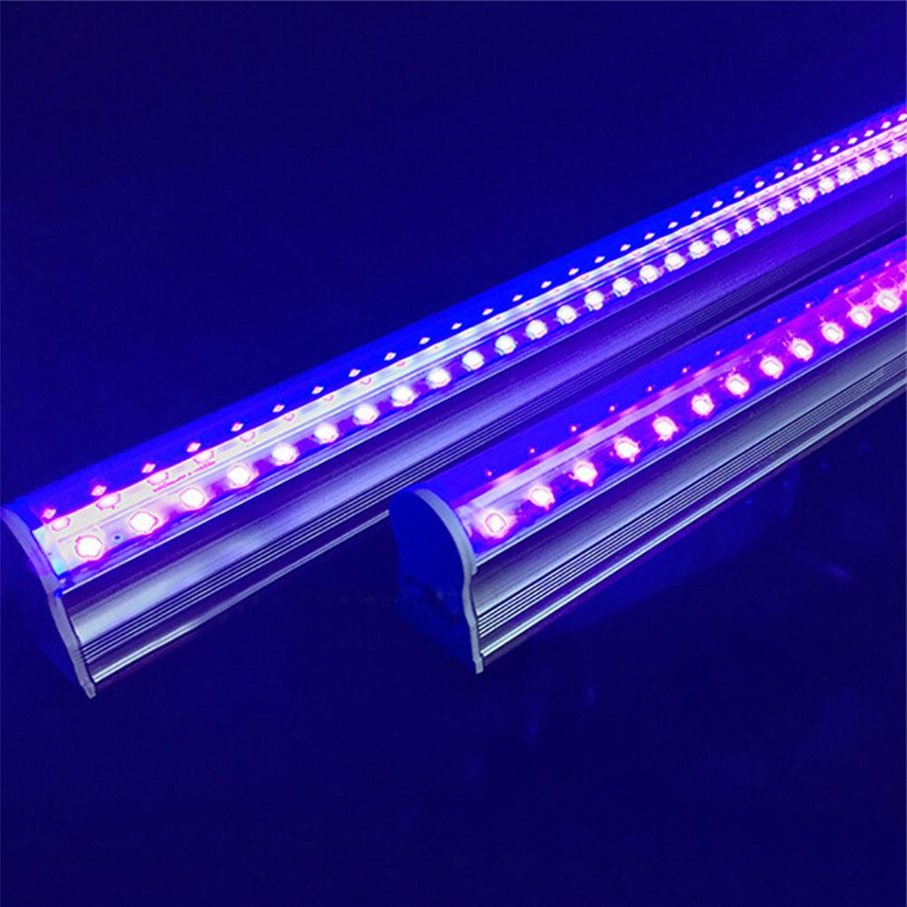 LED Black Light Bar LED UV Black Light Tube For Fluorescent Tapestry 1ft Lighting Bar For Halloween Glow Party Fluorescent