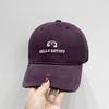 Big head circumference hat women's deepened widened brim showing face small baseball cap spring and summer versatile sunshade cap men's