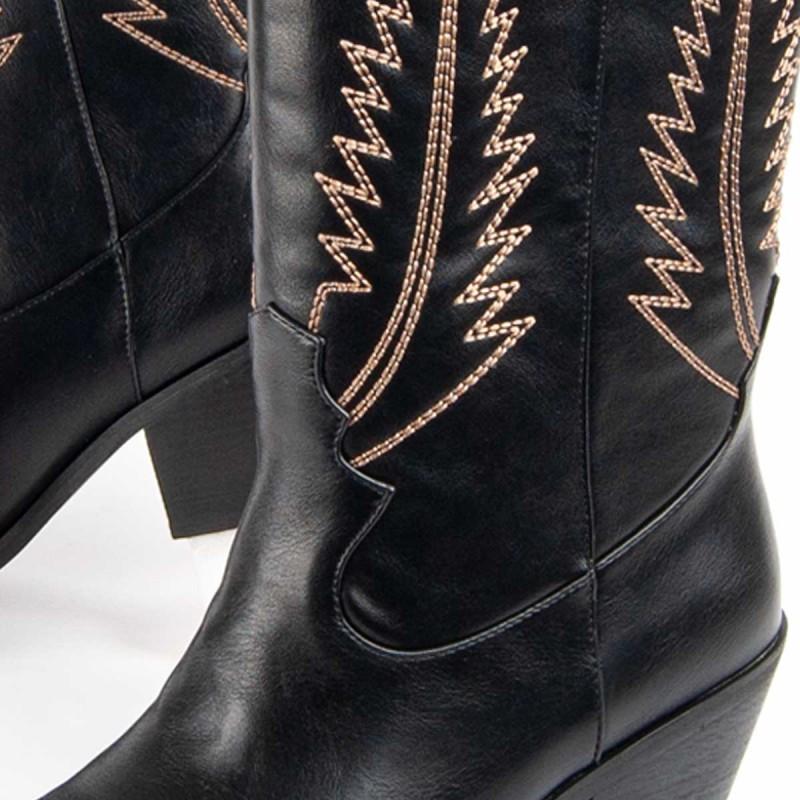 Bota De Tacón Para Mujer.  Montevita  Tejan2  100942