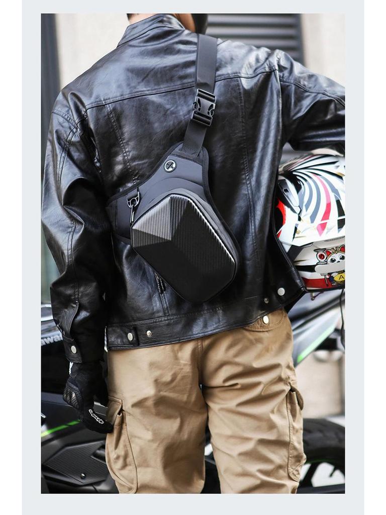 Waterproof Motorcycle Leg and Waist Bag - Tactical Crossbody & Chest Bag for Men's Touring and Riding.