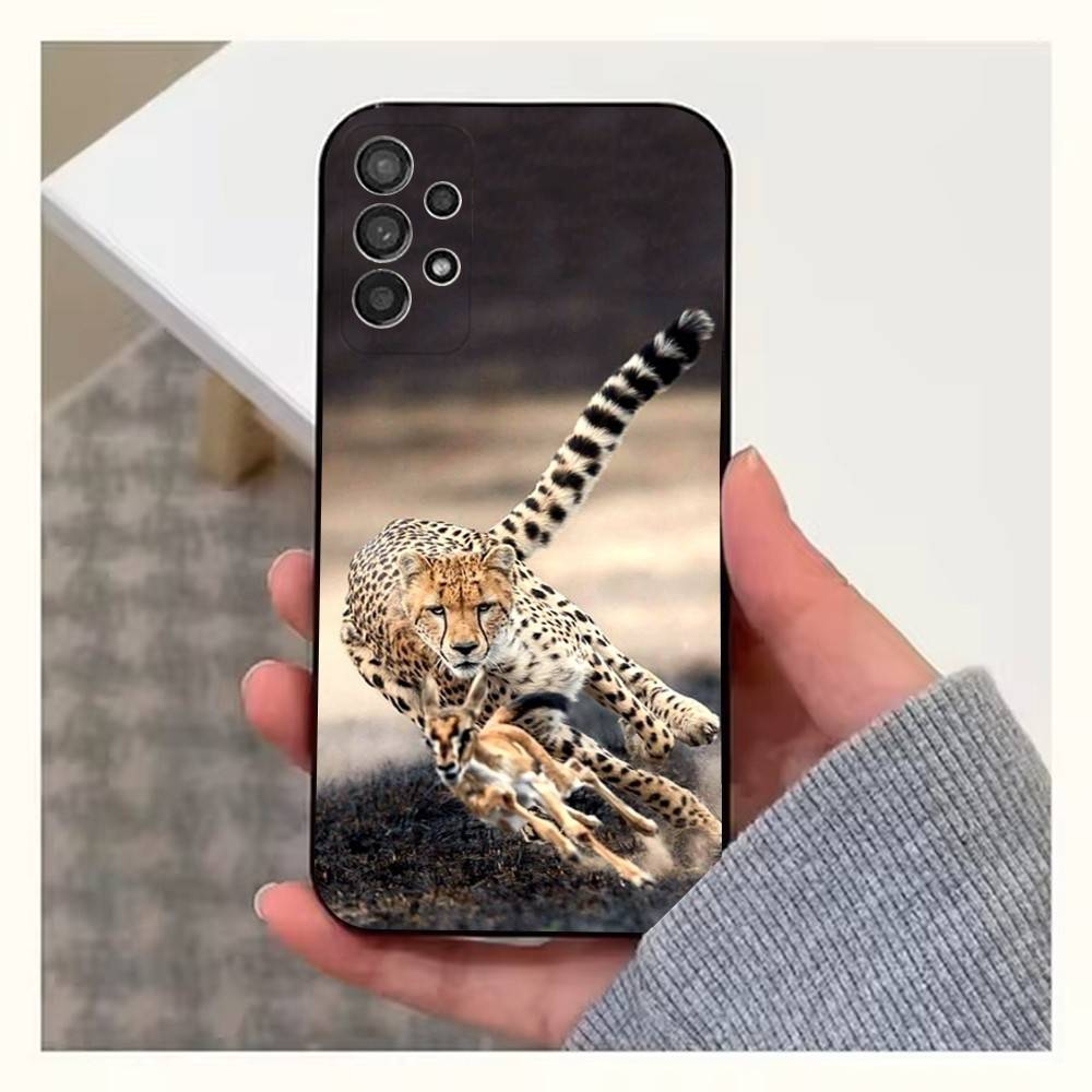 Cool Leopard  Case For Samsung S10,Plus,S9,S22,S25,Ultra,S24,S21,S20,S23,FE,Lite,Soft Silicone Black