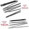 Outdoor Camping Tent Poles - 6-Section, 3-Meter (Set of 2)